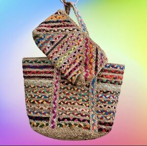 NWOT SHIRALEAH WOVEN BEACH BAG SET